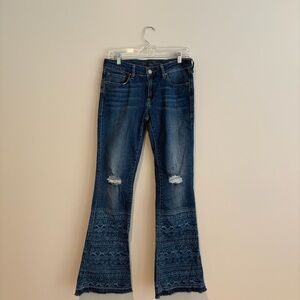 Mavi Peace Mid- Rise Flare Jeans